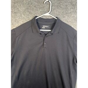 Nike Golf Tour Performance Dri-FIT Polo Shirt Mens XXL Black Short Sleeve Logo